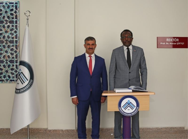 Sudan Ankara Büyükelçisi Eltayeb’den ÇAKÜ’ye ziyaret
