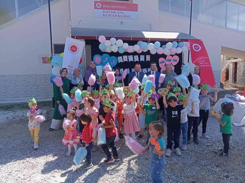 Simav’da 4-6 yaş Kur’an Kursunda açılış programı
