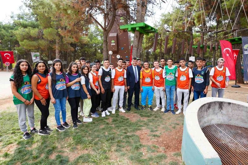 Macera parkurları 25 binin üzerinde öğrenciyi ağırladı

