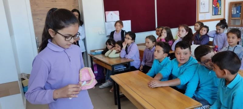 Hisarcık’ta 166 öğrenciye hijyen, ağız ve diş sağlığı eğitimi
