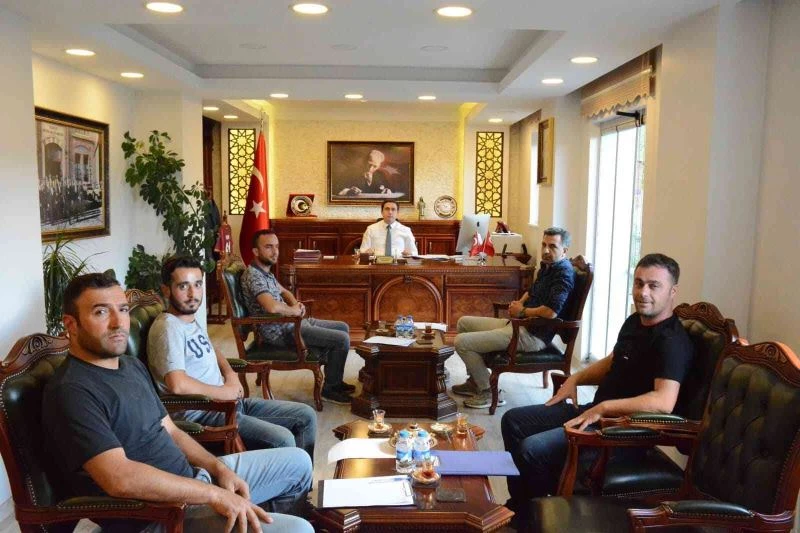 Kaymakam Başar, deprem konutlarının hızlandırılması talimatını verdi
