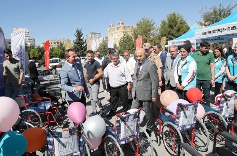 Mardin Büyükşehir Belediyesinden engelli vatandaşlara medikal desteği
