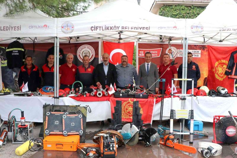 Çiftlikköy’de İtfaiyeciler Haftası kutlanıyor
