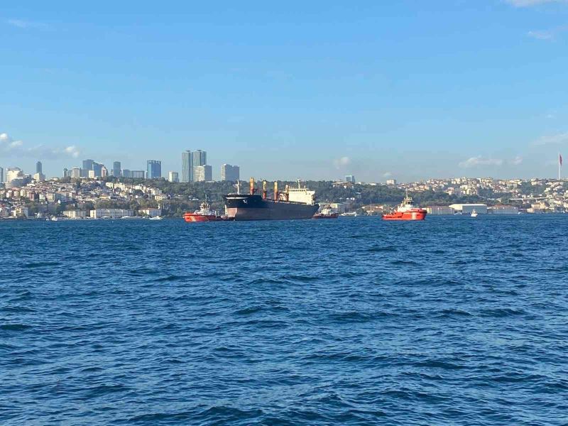 İstanbul Boğaz’ında gemi arızası
