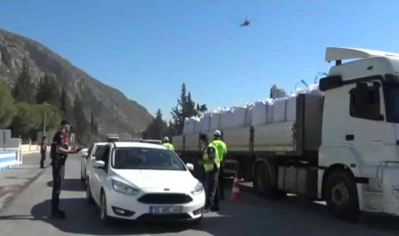 Helikopterli denetimde 3 bin TL cezai işlem uygulandı
