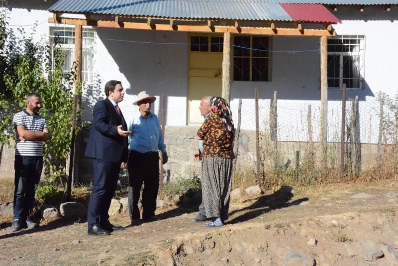 Kaymakam Başar Elmalı köyünü ziyaret etti
