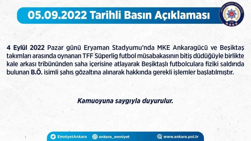 Ankara İl Emniyet Müdürlüğü: 