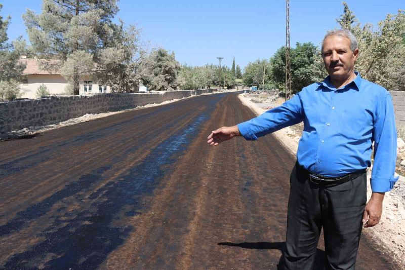 Viranşehir kırsalında asfalt çalışması
