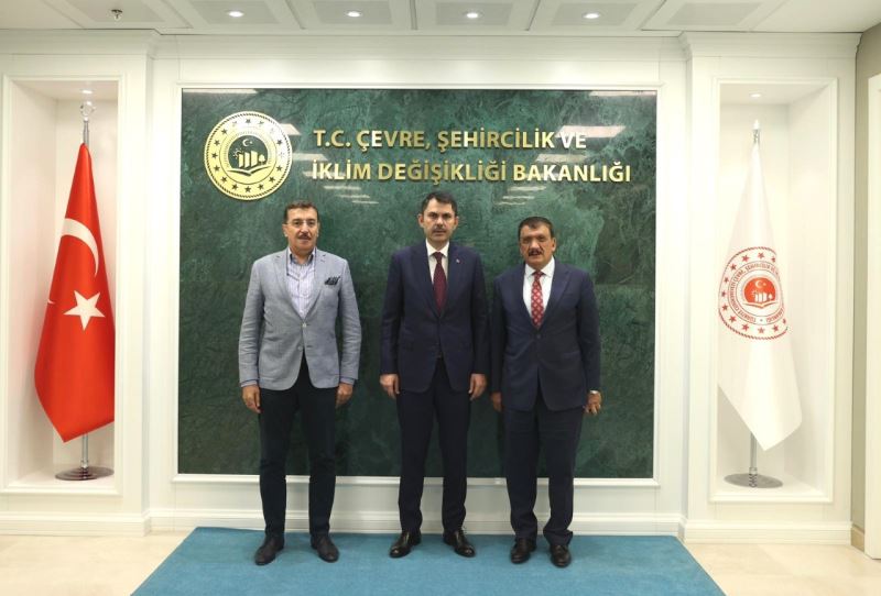 Başkan Gürkan’dan Bakan Kurum’a ziyaret
