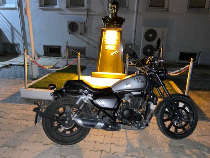 Mardin’de 100 bin liralık çalıntı motosikleti jandarma buldu
