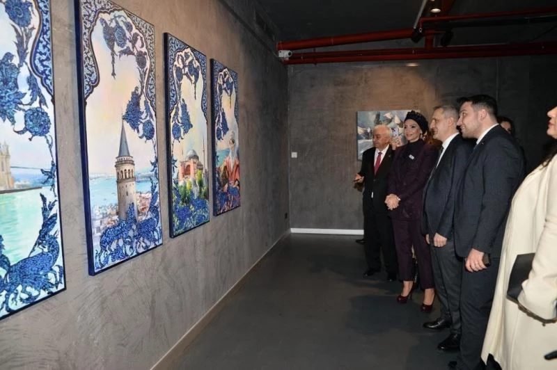 Üsküdar’da “Alem-i Şuhud” resim sergisi sanatseverlerle buluştu
