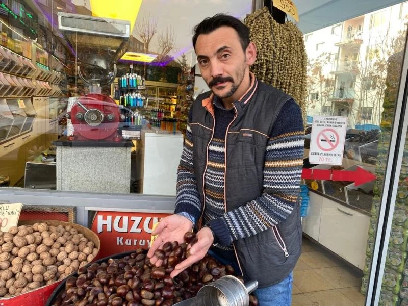 80 TL’lik kestane yoğun ilgi görüyor
