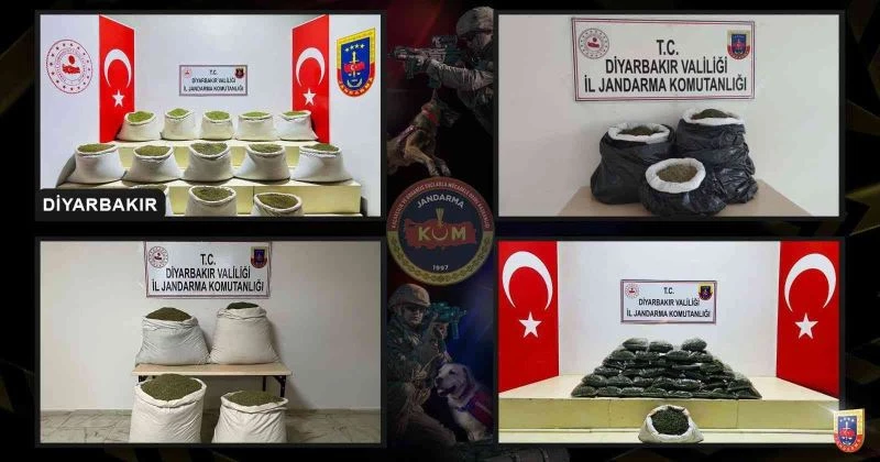 Diyarbakır’da 510 kilo uyuşturucu ele geçirildi
