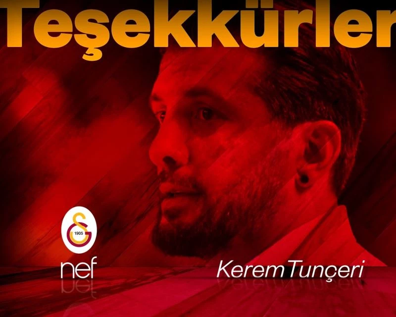 Galatasaray’da Kerem Tunçeri istifa etti
