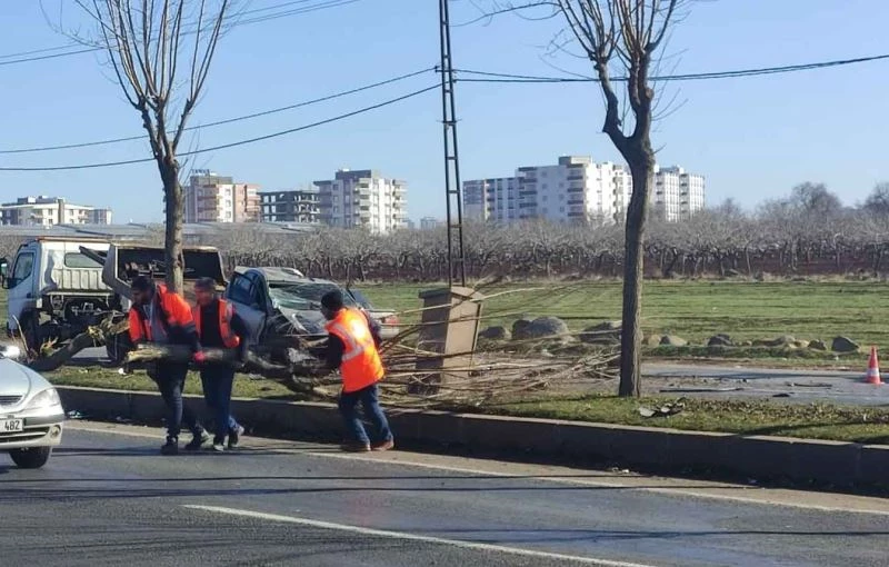 Siverek’te trafik kazası: 2 yaralı
