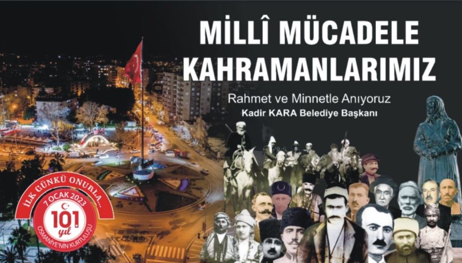 Osmaniye’nin Kurtuluşunun 101. Yılı Çeşitli Etkinliklerle Kutlanıyor