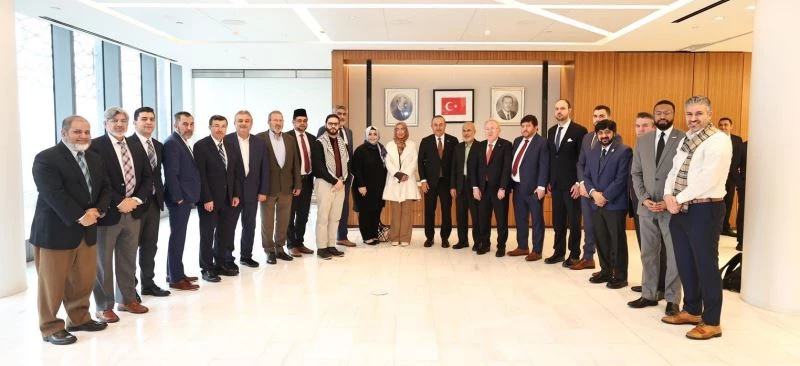 Dışişleri Bakanı Çavuşoğlu, ABD Müslüman toplumunun temsilcileriyle bir araya geldi
