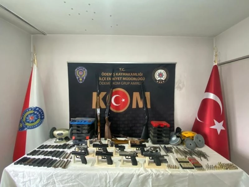 İzmir’de tabanca imalatı operasyonu: 4 gözaltı

