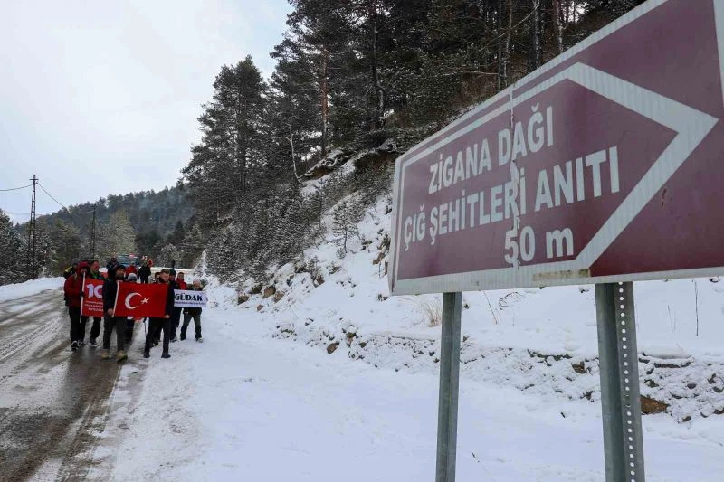 Çığ faciasında ölenler Zigana Dağı’nda anıldı
