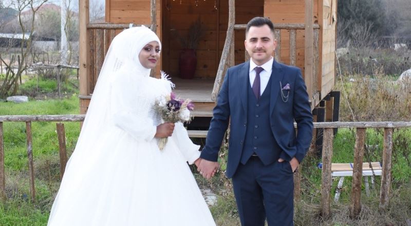 Etiyopya’da tanıştılar, Karpuzlu’da evlendiler
