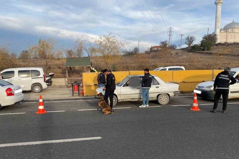 Kastamonu’da uyuşturucu arama köpeği 