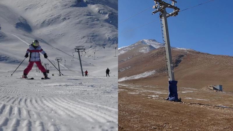 Van’da beklenen kar yağmadı: Kayak sezonu açılamadı
