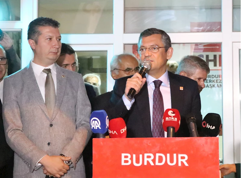 CHP Genel Başkan adayı Özgür Özel Isparta ve Burdur