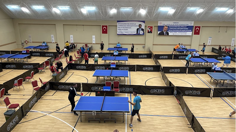 Yavuz Kocaömer Özel Sporcular Türkiye Masa Tenisi Şampiyonası başladı 