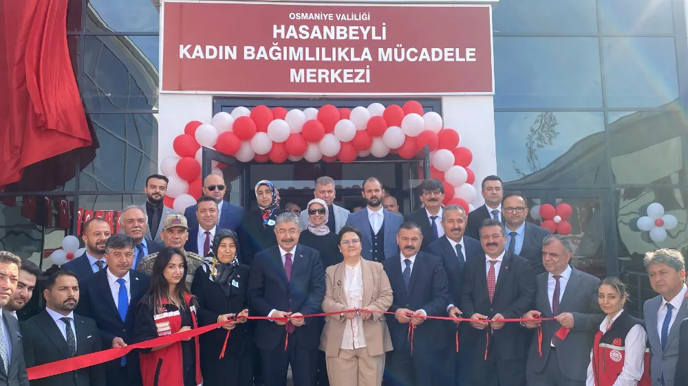 Türkiye’de bir ilk olan Hasanbeyli Kadın Bağımlılıkla Mücadele Merkezi açıldı