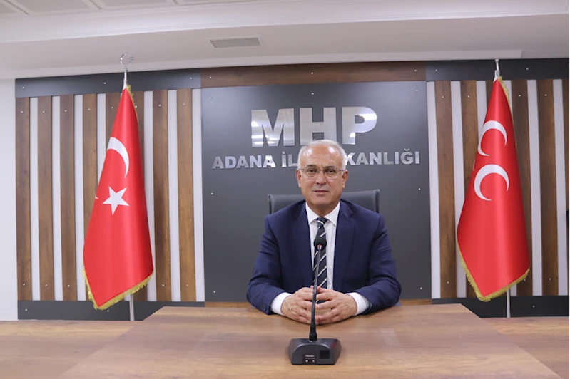 MHP Adana İl Başkanı Kanlı, yerel seçimlere ilişkin değerlendirmelerde bulundu  