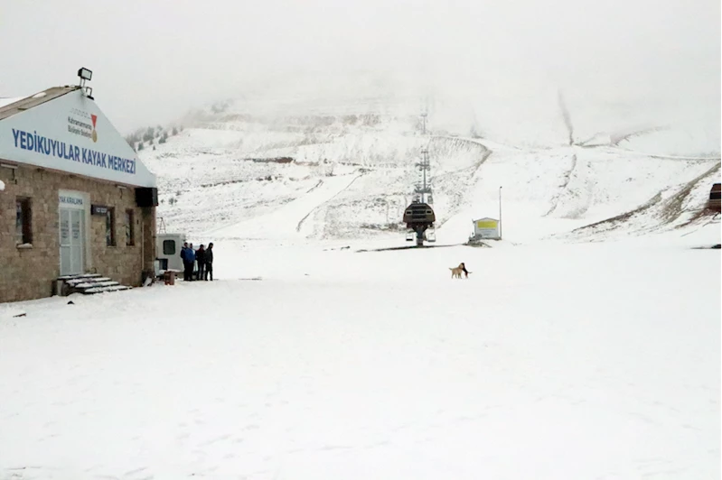 Kahramanmaraş’taki Yedikuyular Kayak Merkezi