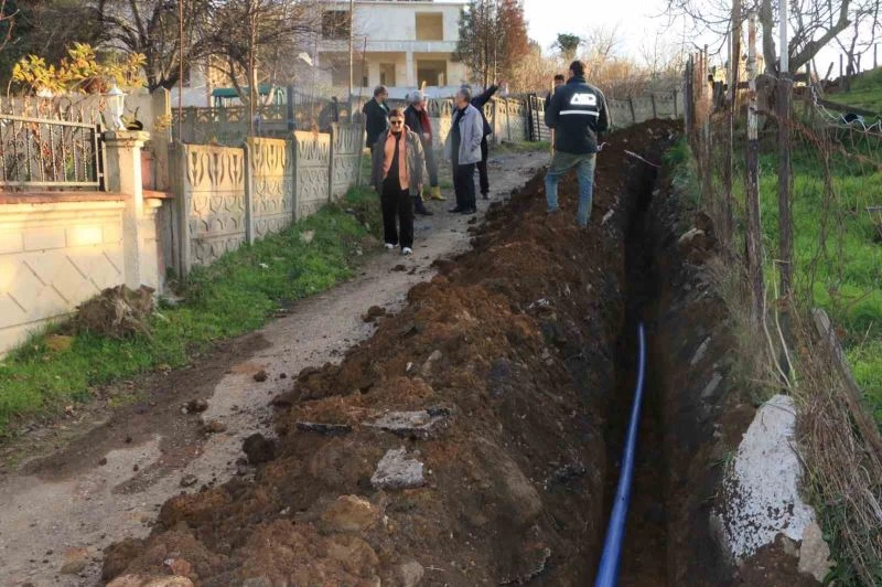 Melenağzı köyünün içme suyu hattı yenileniyor
