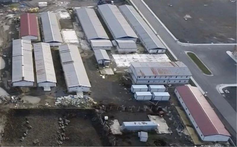 Rize-Artvin Havalimanı şantiyesindeki prefabrik yapılar sökülerek deprem bölgelerine gönderilecek
