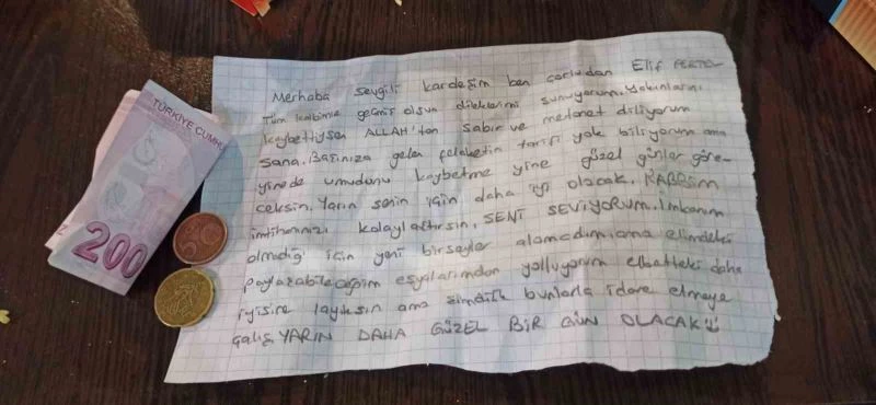 Türkiye’yi tek yürek yapan duygu dolu mektup
