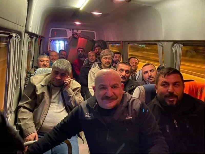 Gönüllü tesisat ustaları Hatay’a gitti
