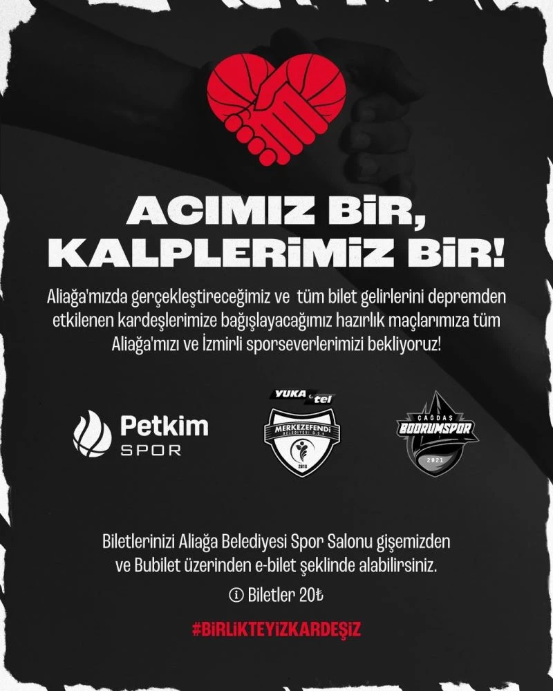 Aliağa Petkimspor, depremzedeler için hazırlık maçlarına çıkacak
