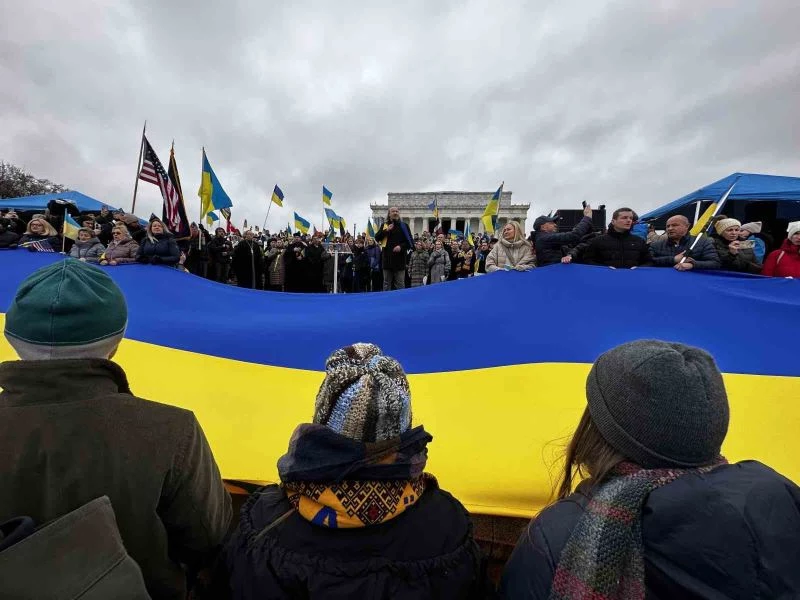 ABD’de yaşayan Ukraynalılardan Rusya karşıtı protesto: 