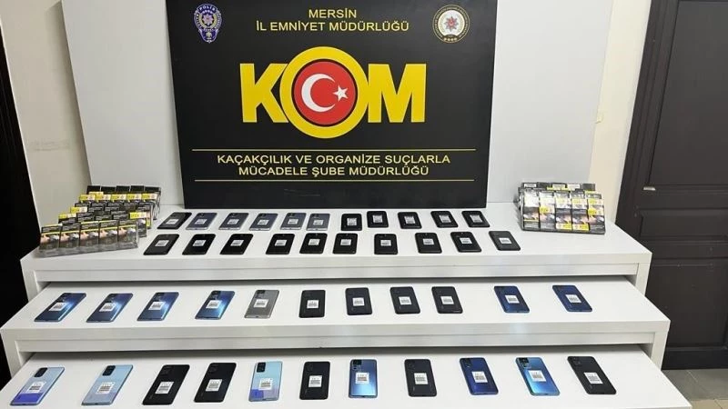 Mersin’de kaçakçılıkla mücadele
