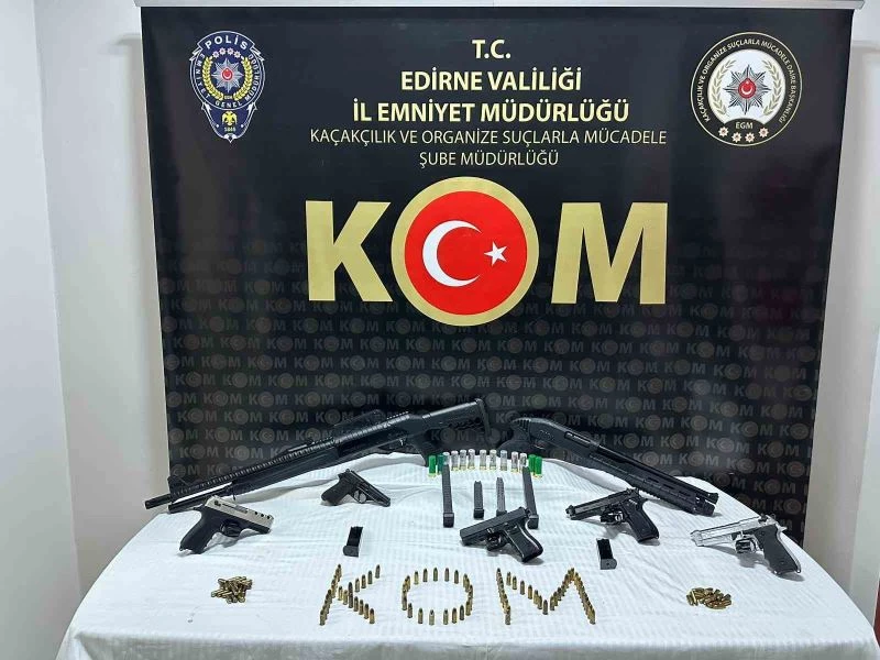 Edirne’de organize suç örgütlerine operasyon: 8 şüpheli yakalandı
