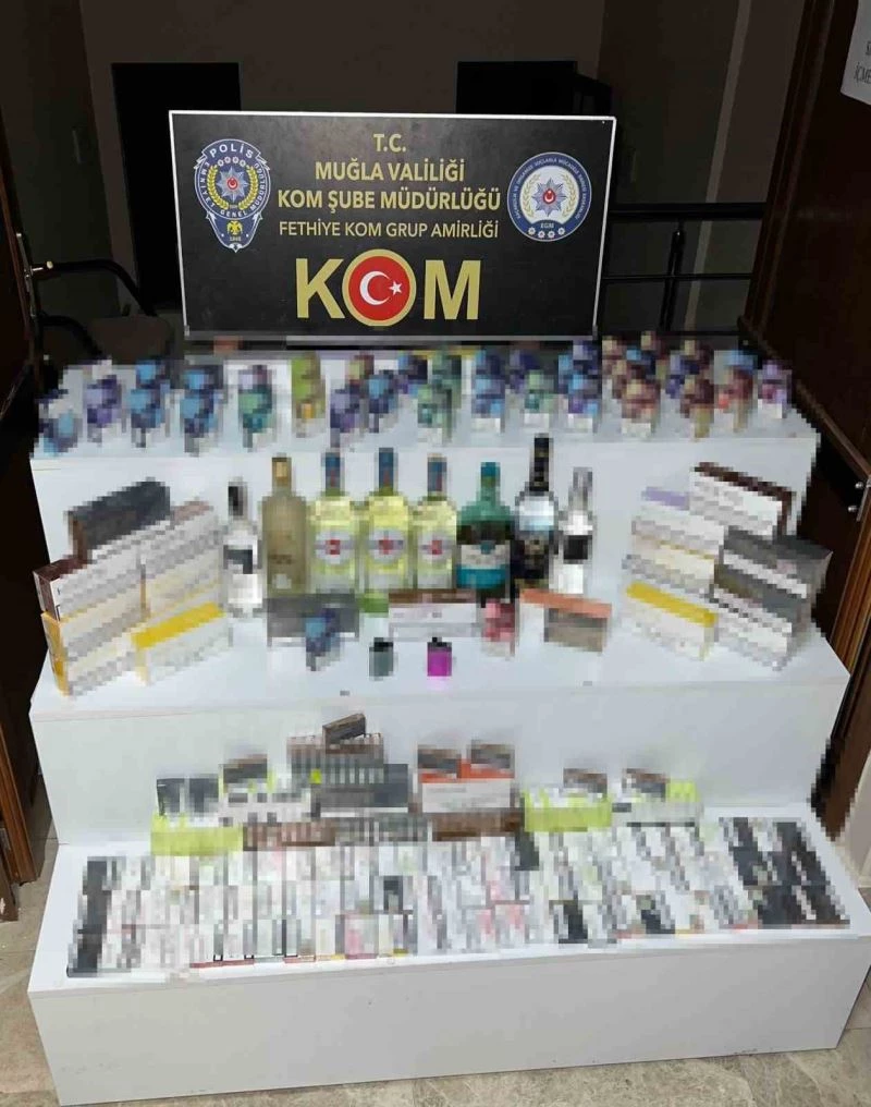 Fethiye’de KOM ekipleri kaçakçılığa geçit vermedi
