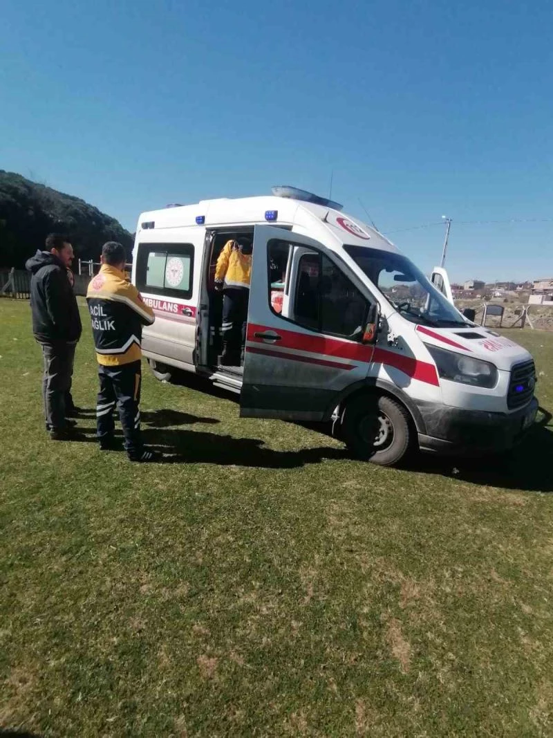 Silivri’de felç geçiren hasta ambulans helikopterle şehir hastanesine kaldırıldı
