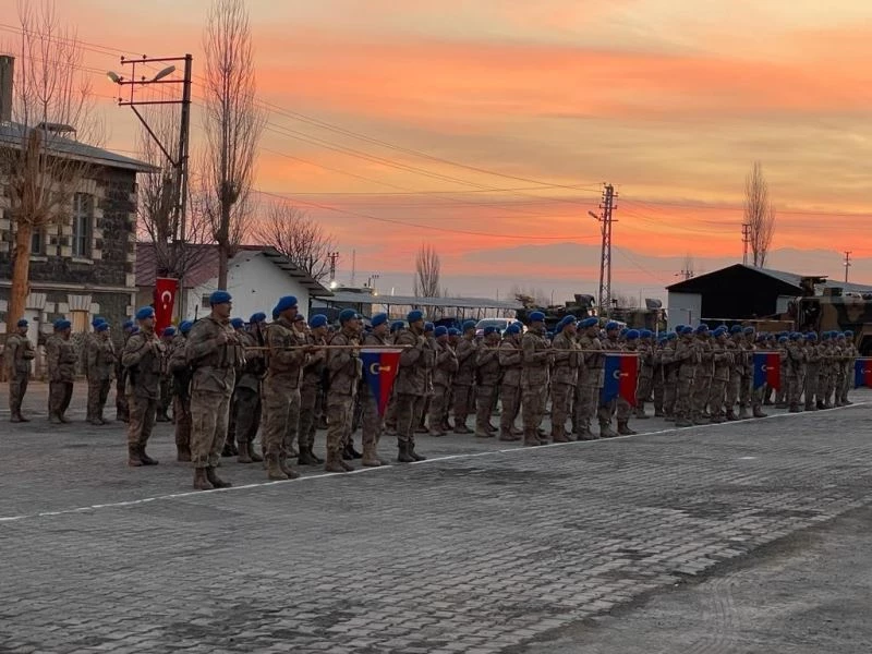 Kağızman’da komandolar El-Bab’a dualarla uğurlandı
