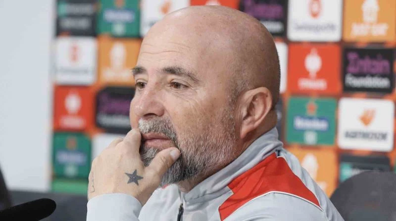 Jorge Sampaoli: ”Baskılı oynamaya çalışacağız”
