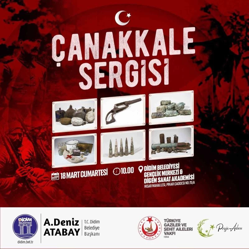 Didim Belediyesi, Çanakkale Sergisi’ne ev sahipliği yapacak
