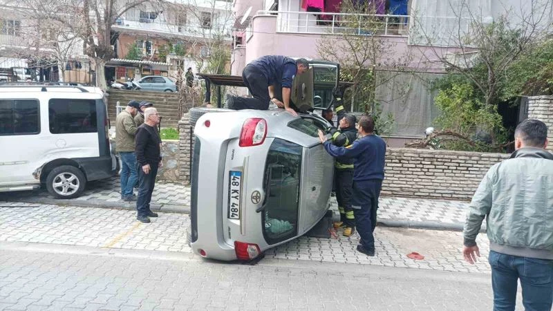 Tek taraflı kazada 1 kişi yaralandı
