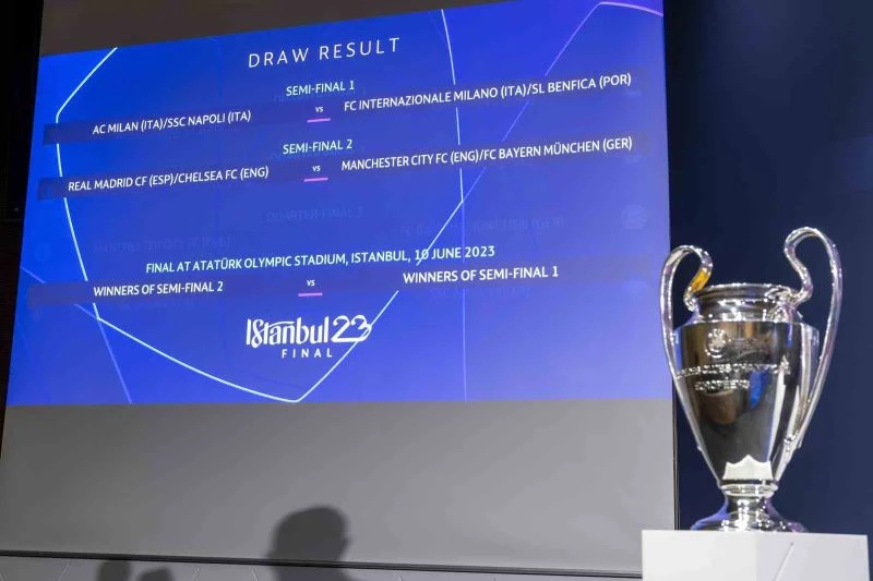 UEFA Şampiyonlar Ligi’nde çeyrek ve yarı final eşleşmeleri belli oldu
