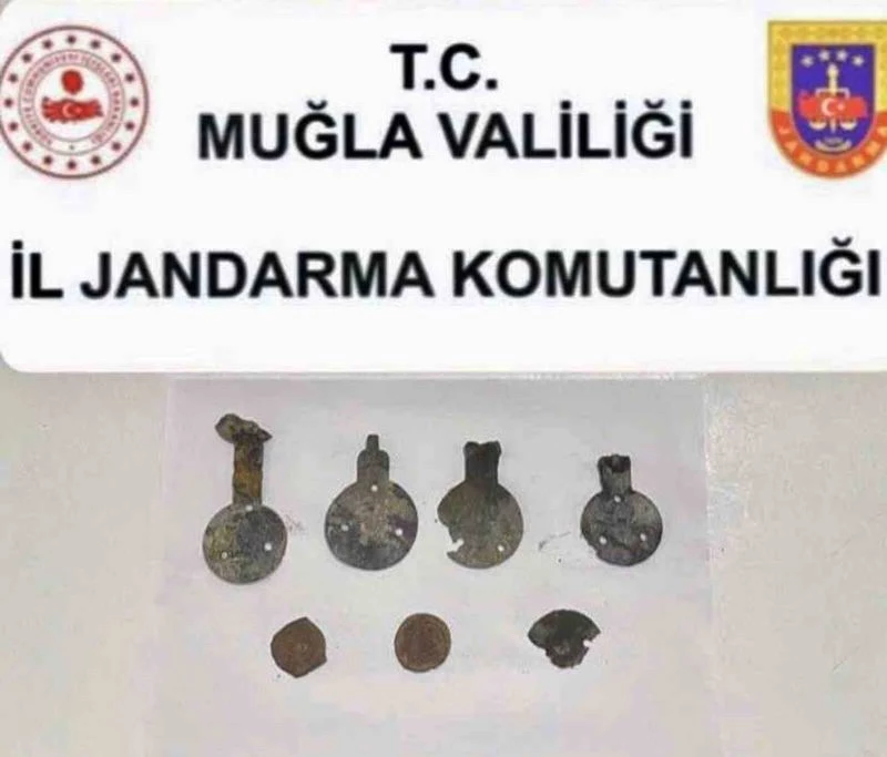 Jandarmadan Milas’ta tarihi eser operasyonu
