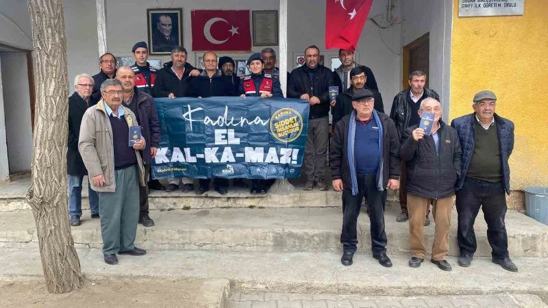 Jandarmadan erkeklere “Kadına el kalkmaz” eğitimi
