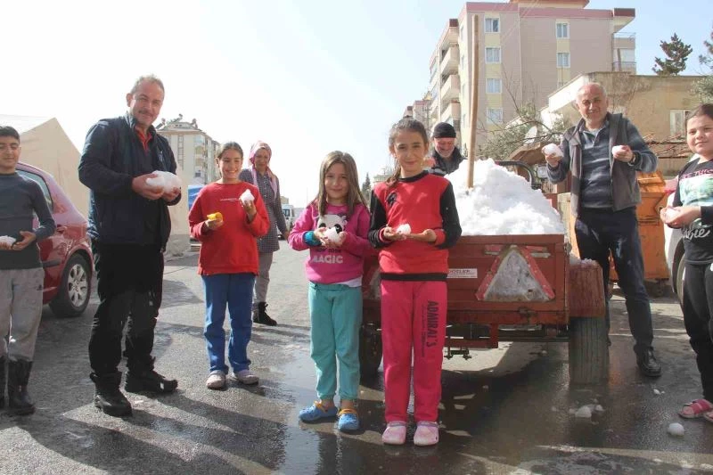 Depremzede çocukların 