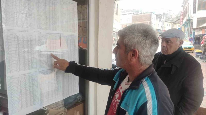 Tunceli’de seçmen listeleri askıya çıktı
